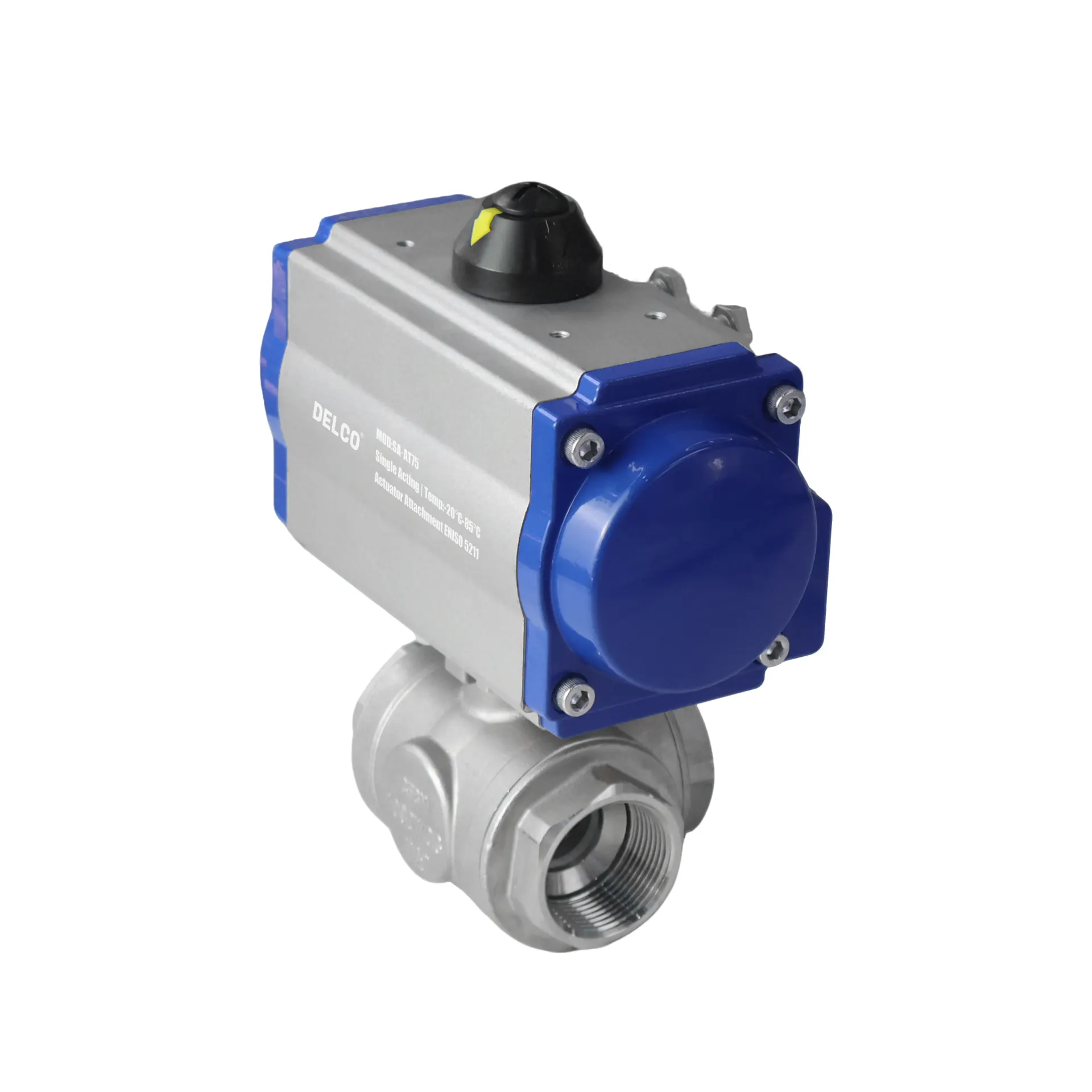 Pneumatic 3-Way Ball Valve 5