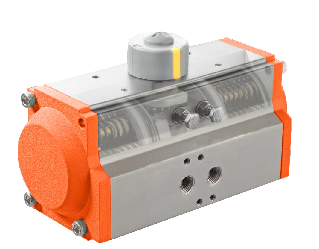 Attuatore pneumatico a ritorno a molla della serie AT - Controllo d'emergenza a sicurezza 3