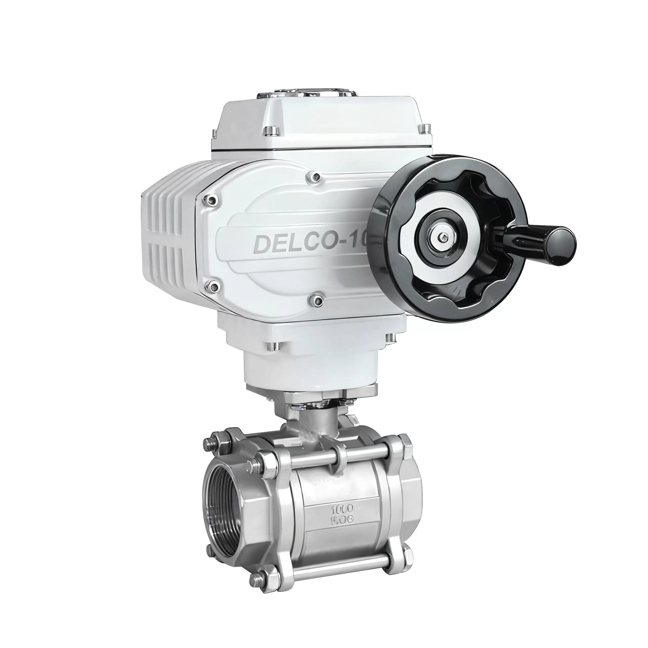 DK55-3PS Electric 3-Piece Threaded Ball Valve 3