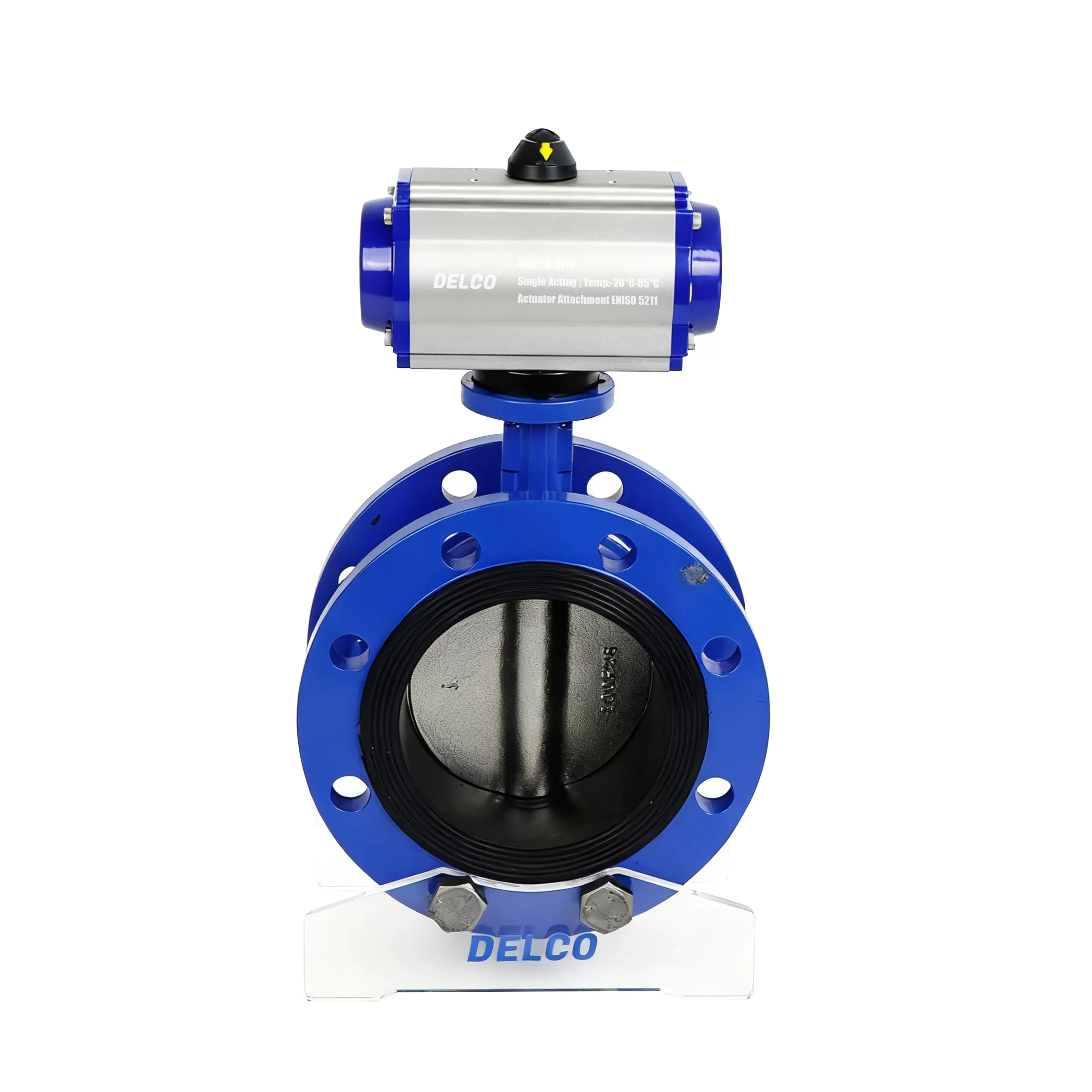 DK67-FB Pneumatic Cast Iron Flanged Butterfly Valve 3