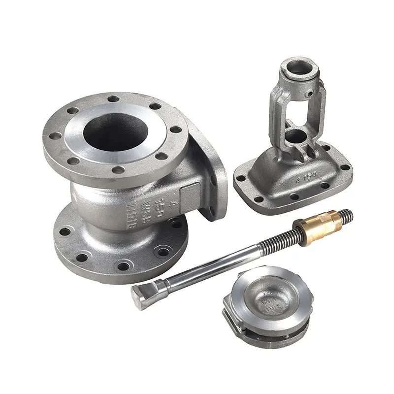 Valvola manuale a porta a flangia in acciaio inox – Vista dettagliata 2