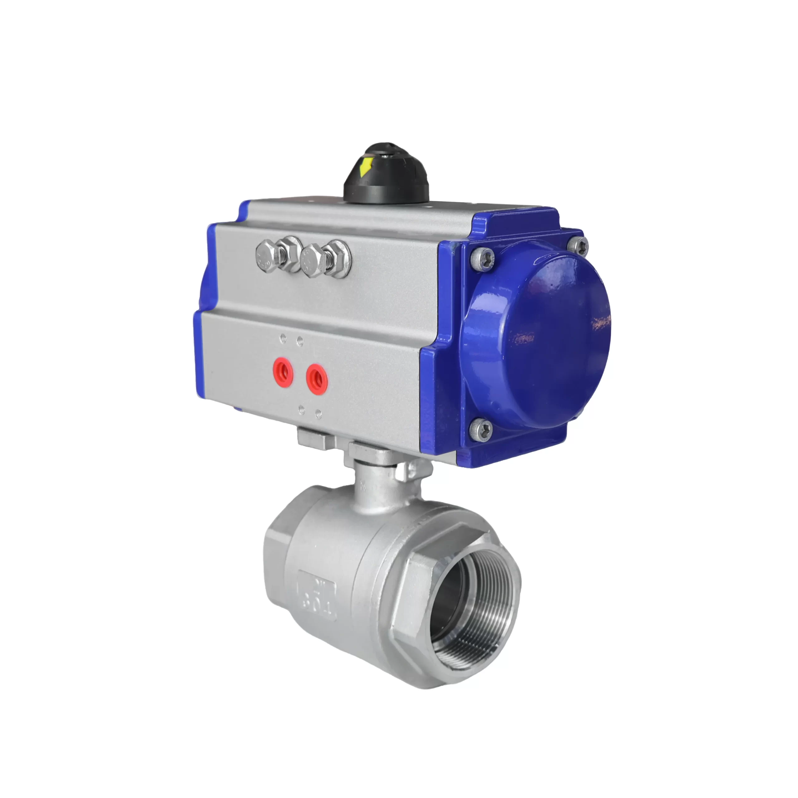DK66-2PS Pneumatic Two-Piece Internal Thread Ball Valve 4