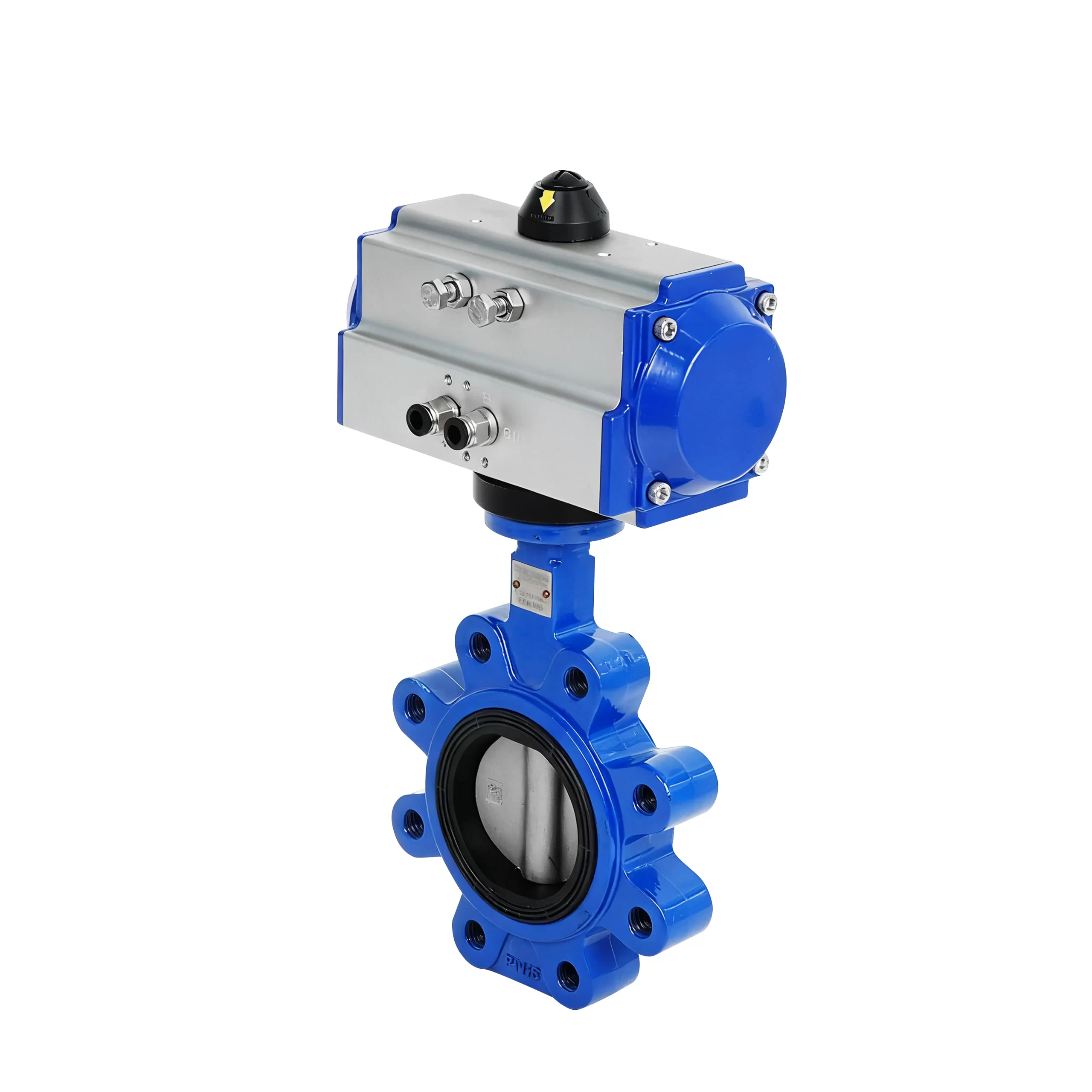 DK67-LB Pneumatic Cast Iron Lug Butterfly Valve 3