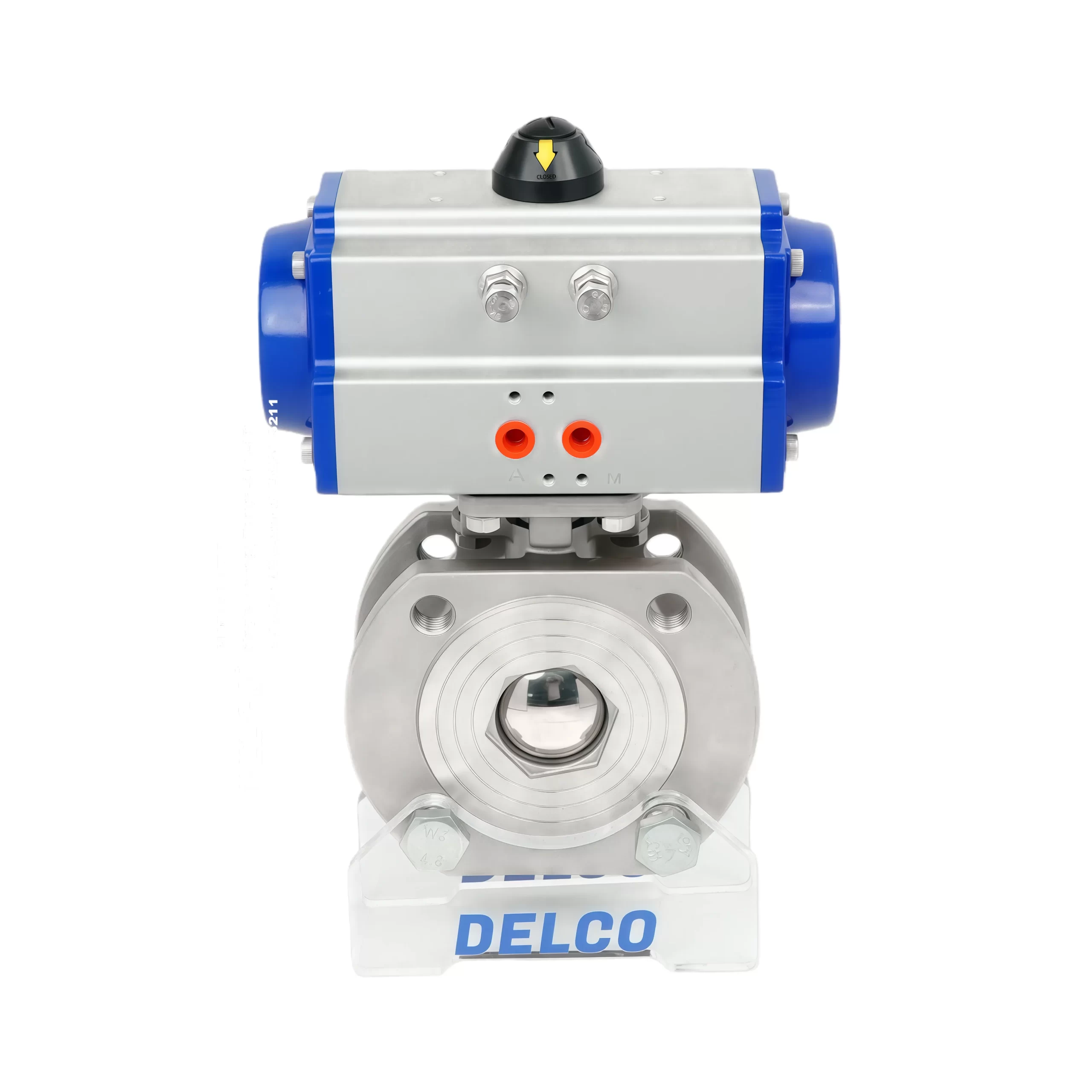 DN66-BV Pneumatic Thin-Type Wafer Ball Valve 2