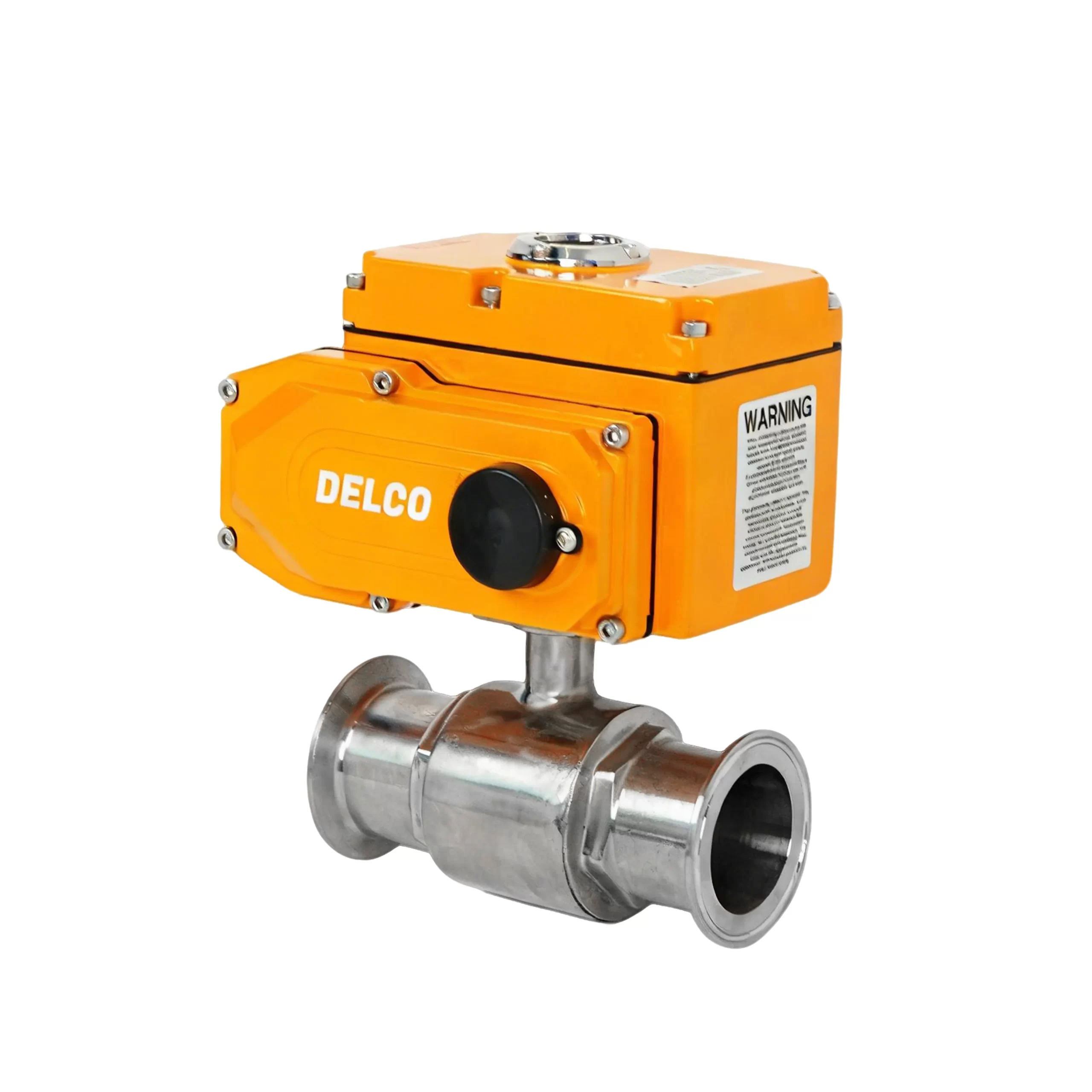 IP67-DK55-2WS Electric Sanitary Two-Way Clamp Ball Valve 3