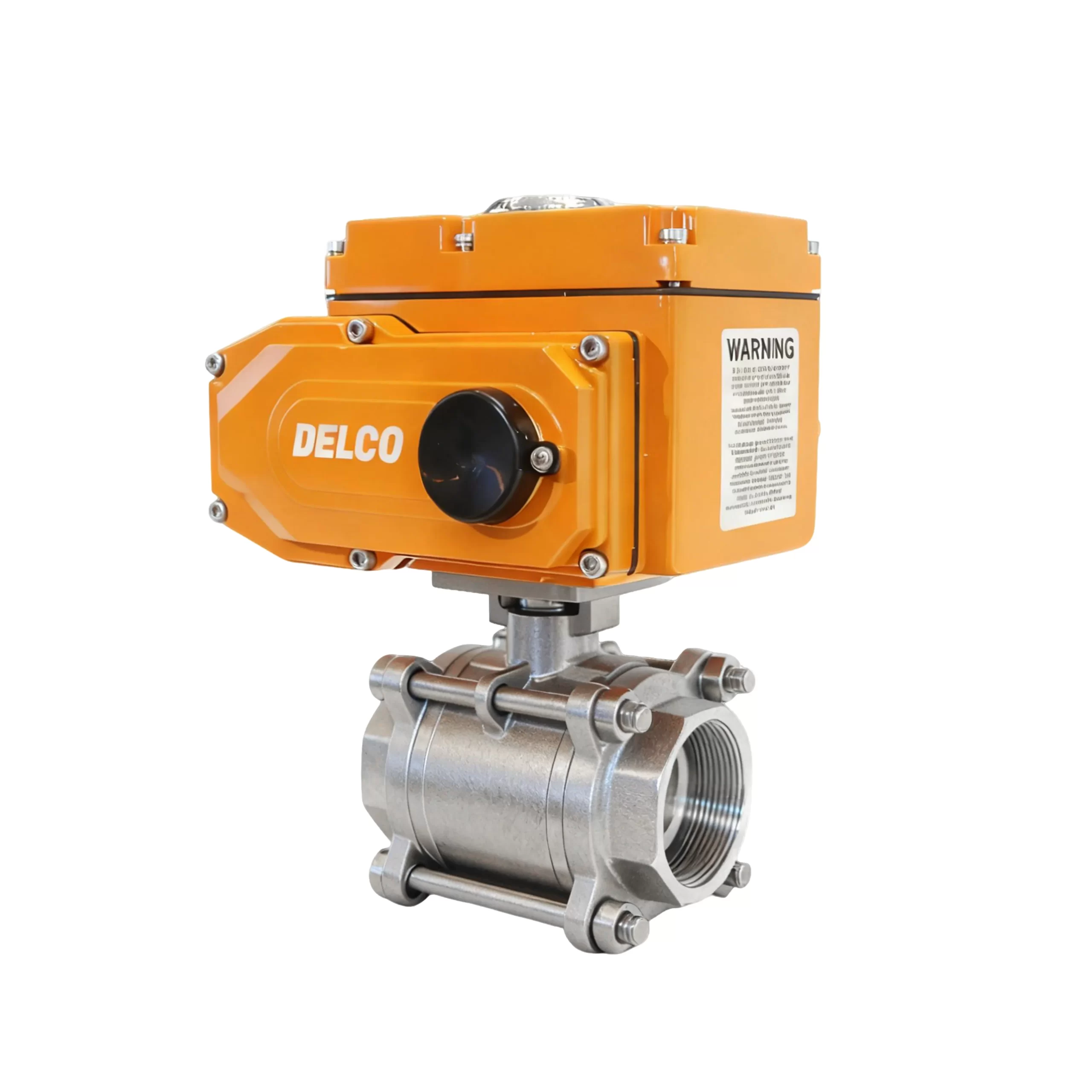 IP67-DK55-3PS Electric Three-Piece Internal Thread Ball Valve 5