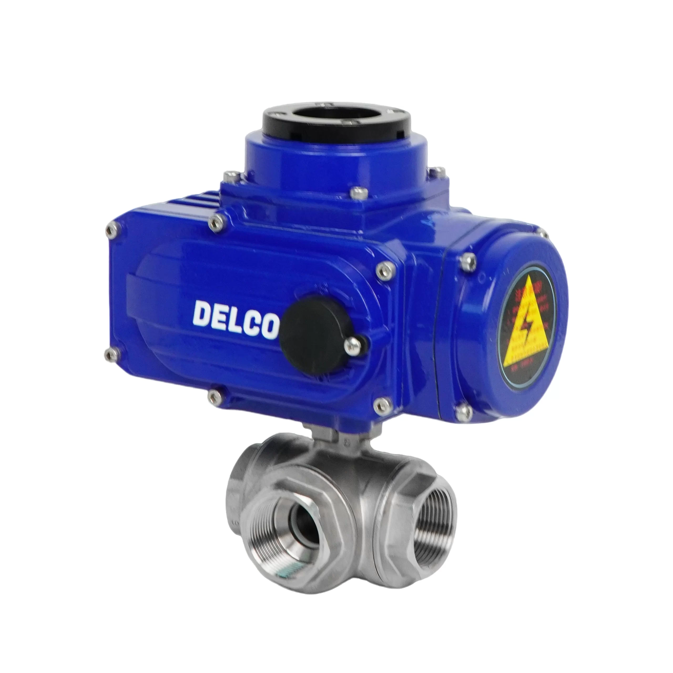 IP67-DK55-3T Electric Three-Way Internal Thread Ball Valve 4