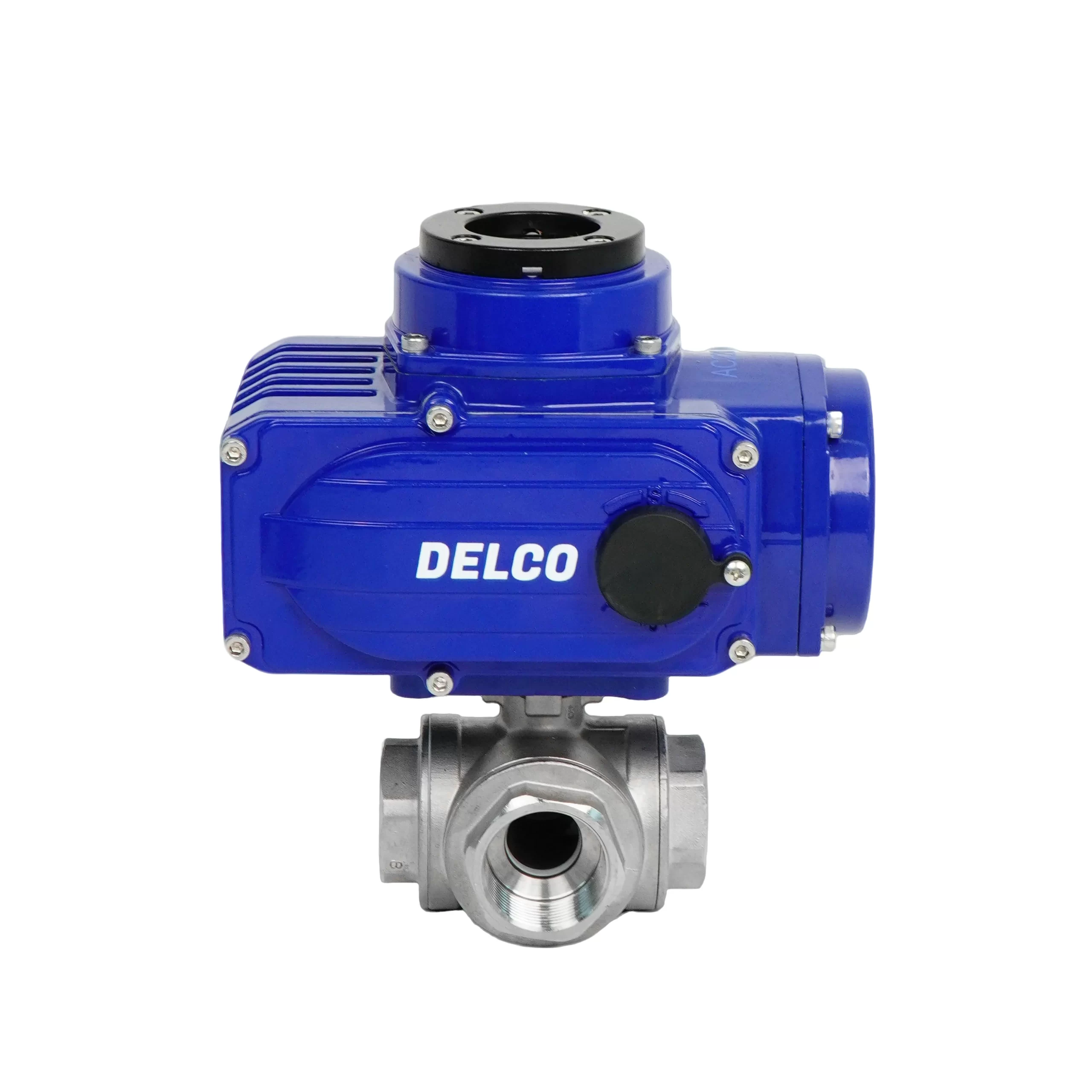 IP67-DK55-3T Electric Three-Way Internal Thread Ball Valve 5