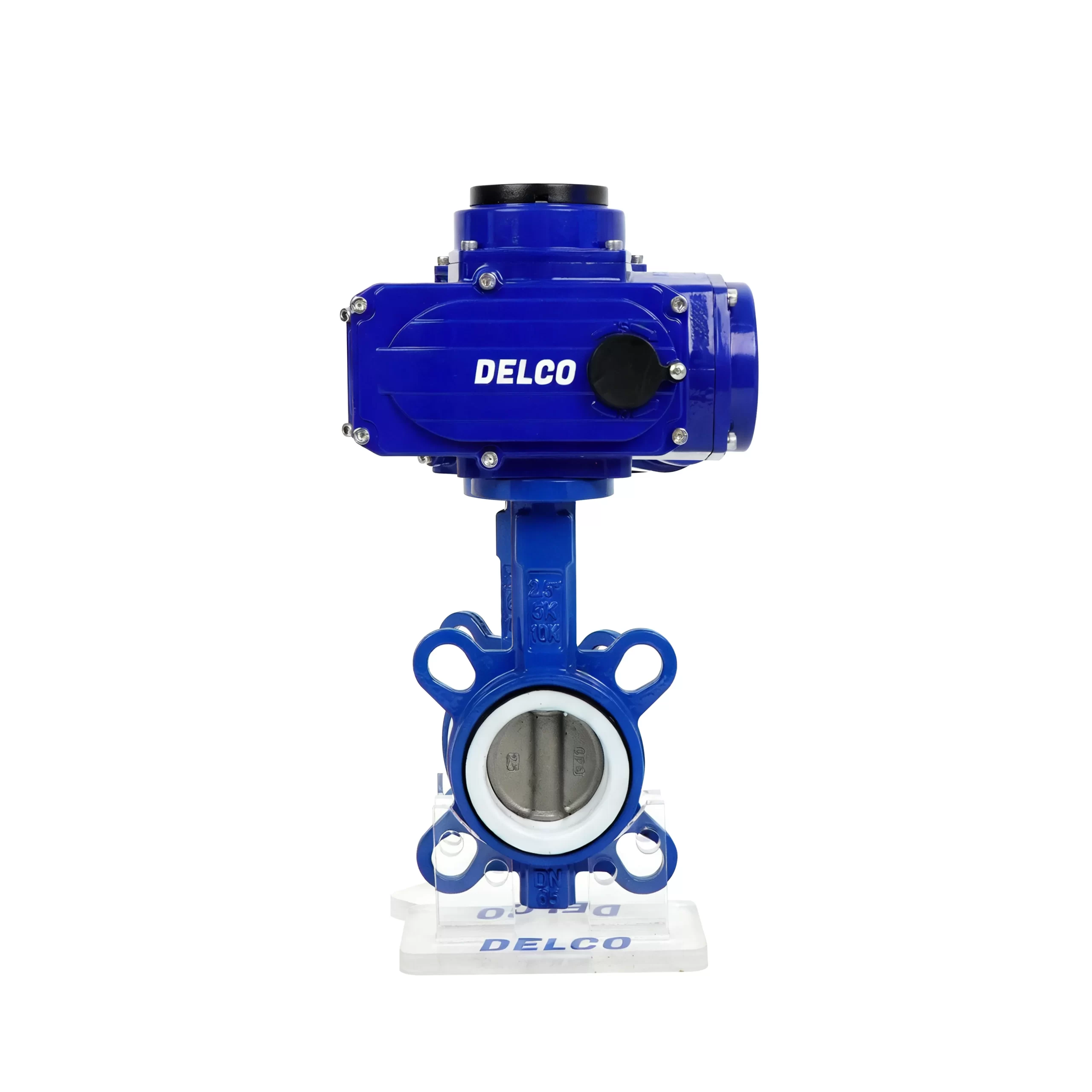 IP67-DK56-WB Electric Cast Iron Wafer Butterfly Valve 3