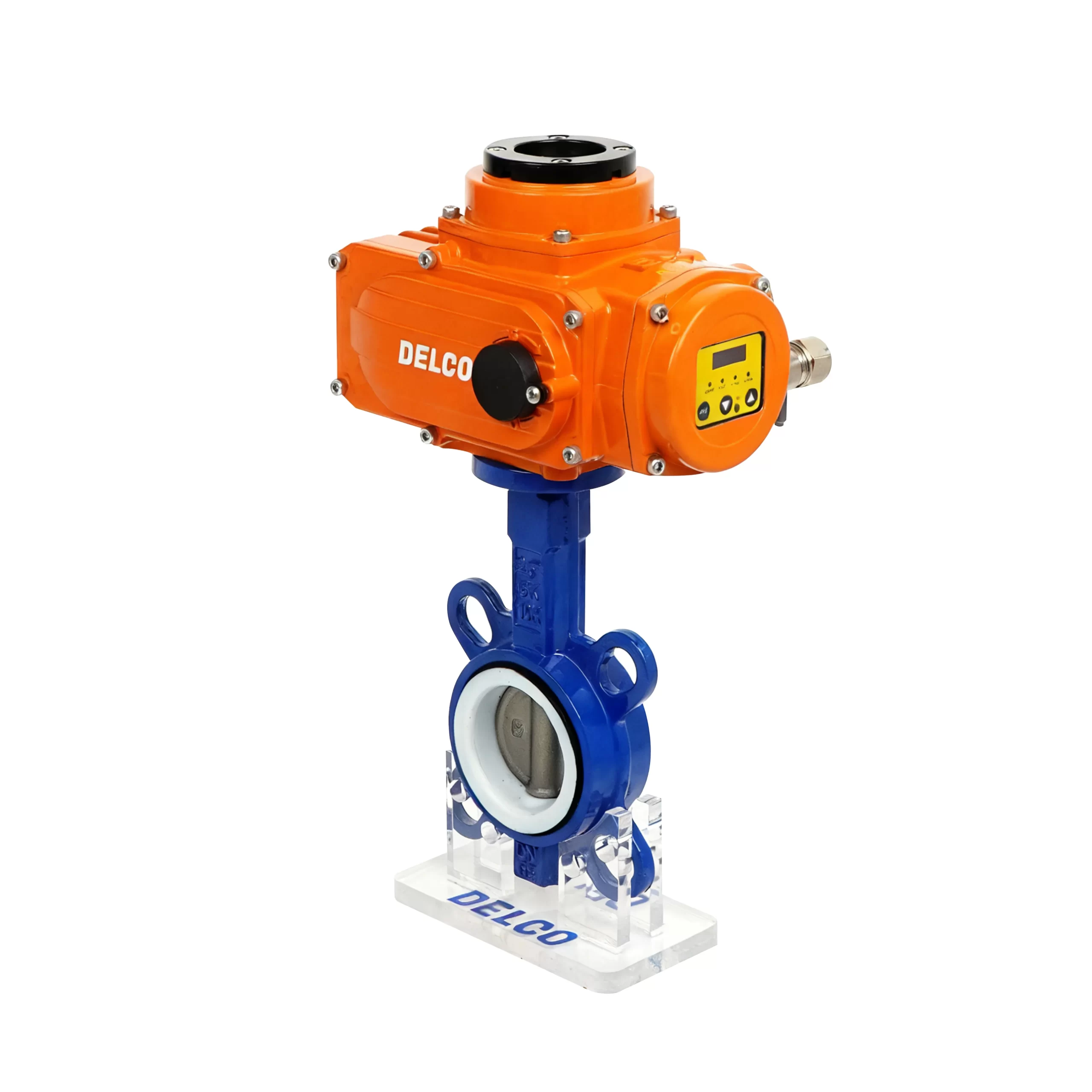IP67-DK56-WB Electric Cast Iron Wafer Butterfly Valve 5