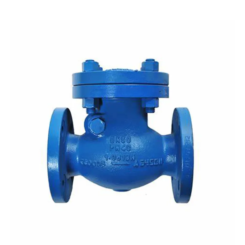 Swing type cast steel flange check valve 3