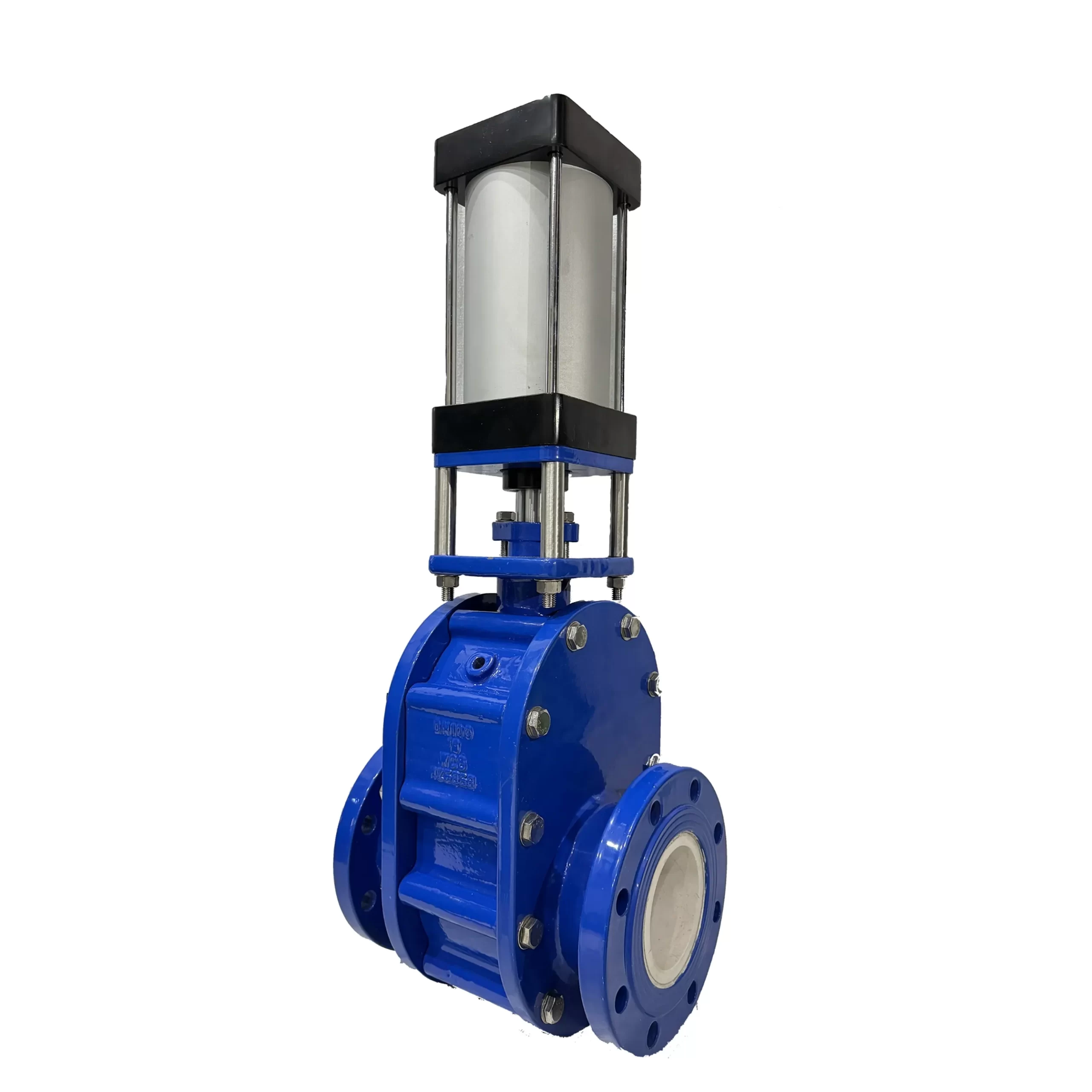 Z644TC Pneumatic Ceramic Double Disc Gate Valve 4
